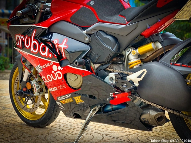 Ducati panigale v4 độ mê hoặc với phong cách wsbk của biker việt