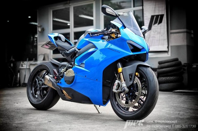 Ducati panigale v4s new blue độ độc nhất từ trước đến nay