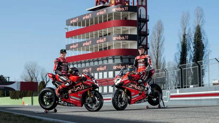 Ducati ra mắt đội đua arubait trong chương trình worldsbk 2020