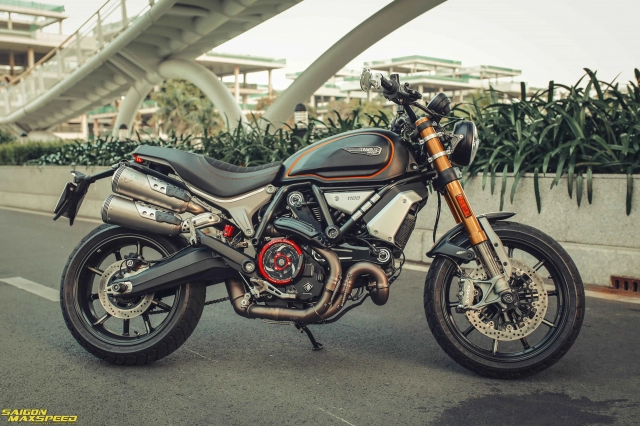 Ducati scrambler 1100 sport độ - vẻ đẹp thanh lịch đầy ấp công nghệ trên đường phố việt