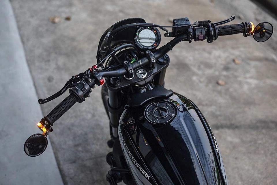 Ducati scrambler bản độ dark knight cực chất đến từ mugello