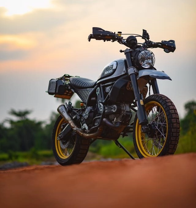 Ducati scrambler desert sled bản nâng cấp touring đến từ mugello