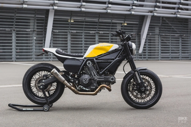 Ducati scrambler độ theo chủ đề tự do đậm chất racing