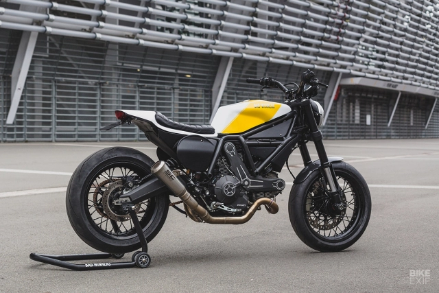 Ducati scrambler độ theo chủ đề tự do đậm chất racing