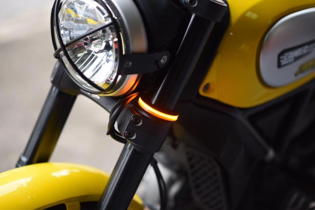 Ducati scrambler icon nổi bật với những tình tiết trang bị