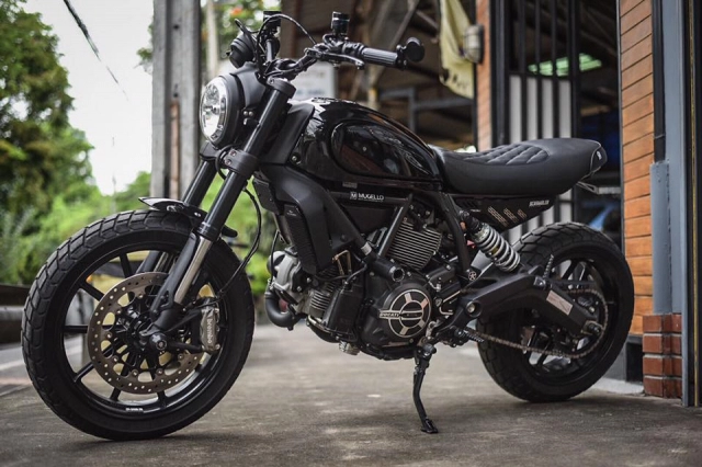 Ducati scrambler trở nên lôi cuốn với trang bị full option