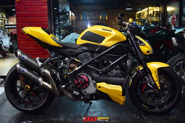 Ducati streetfighter 848 độ cực chất với diện mạo chú ong vàng