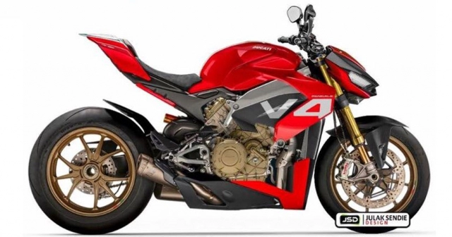 Ducati streetfighter v4 lộ diện thử nghiệm trước khi ra mắt vào cuối năm 2019