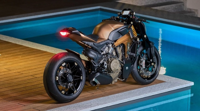 Ducati v4 penta độ streetfighter đầu tiên đến từ gp design luxury snack