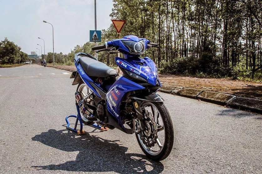 Exciter 135 độ kiểng tâm huyết của biker thái bình