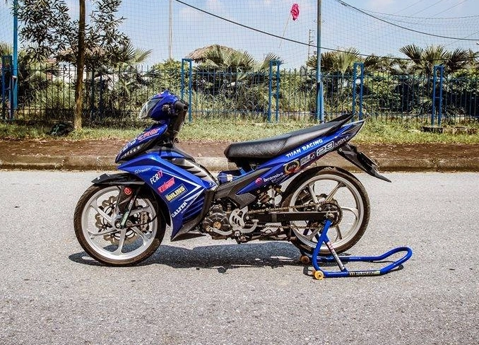 Exciter 135 độ kiểng tâm huyết của biker thái bình