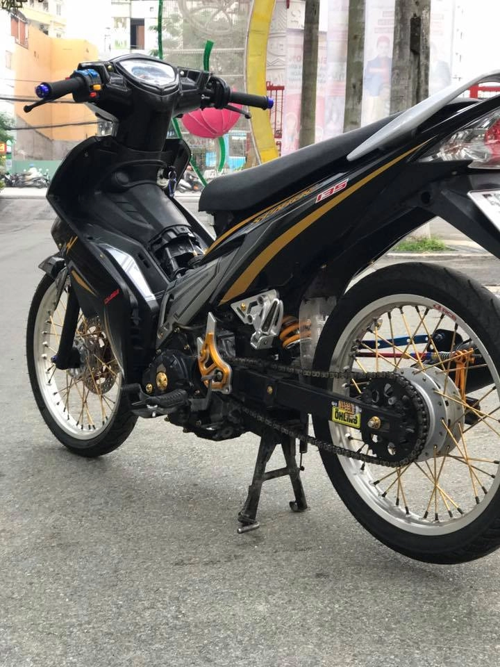 Exciter 135 độ tâm huyết của một biker sài gòn chất từ nội đến ngoại