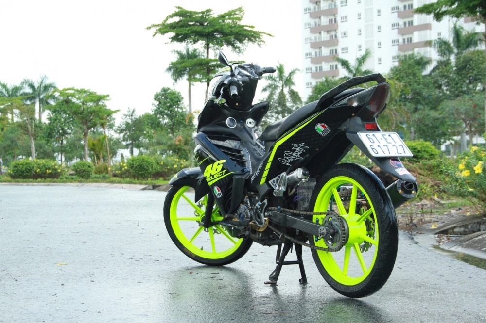 Exciter 135 dọn kiểng nhẹ nhưng khá bắt mắt của biker bình dương