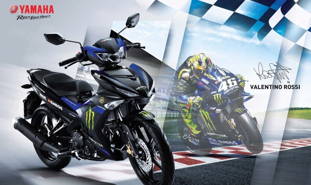 Exciter 150 2019 ra mắt phiên bản monster energy trên đường đua motogp