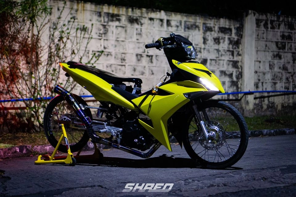 Exciter 150 bản độ mang phong cách drag racing của biker philippines