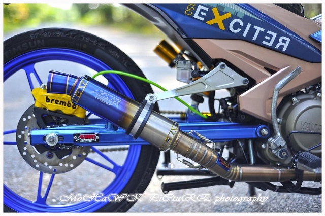 Exciter 150 độ 2 cặp mâm cnc của biker đến từ malaysia