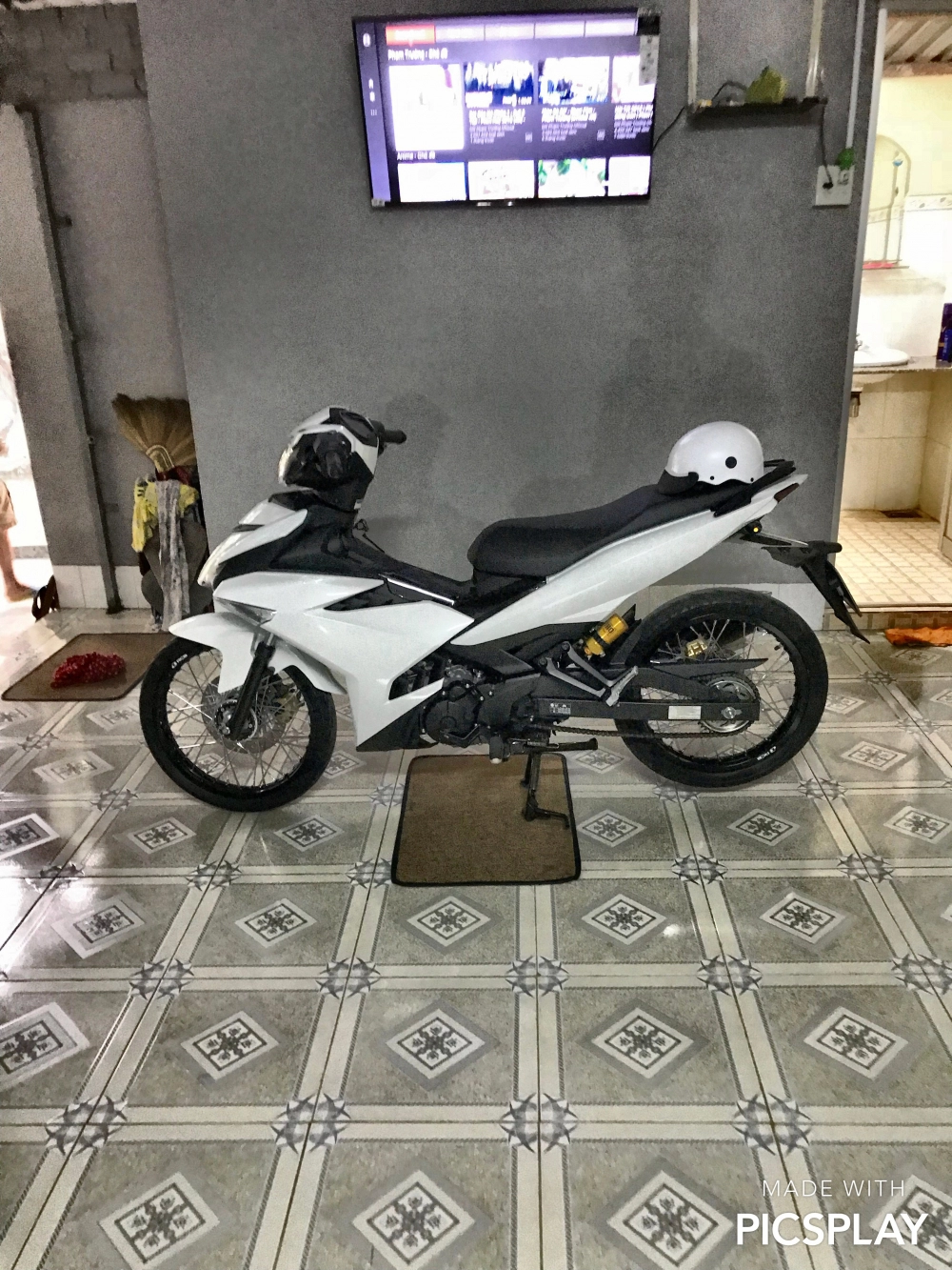 Exciter 150 độ đơn giản của biker tiền giang