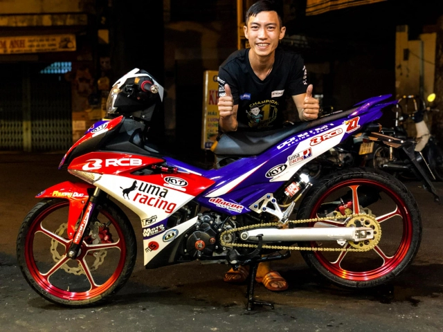 Exciter 150 đô full option racing boy cua tay đua tô ha đông nghi