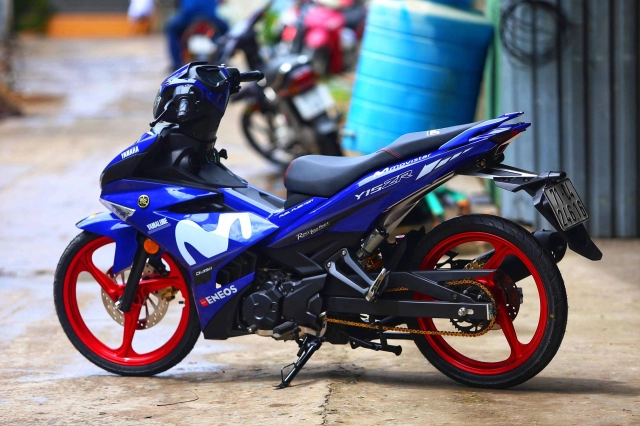 Exciter 150 độ giản đơn với dàn chân 3 đao cực bén của biker bến tre