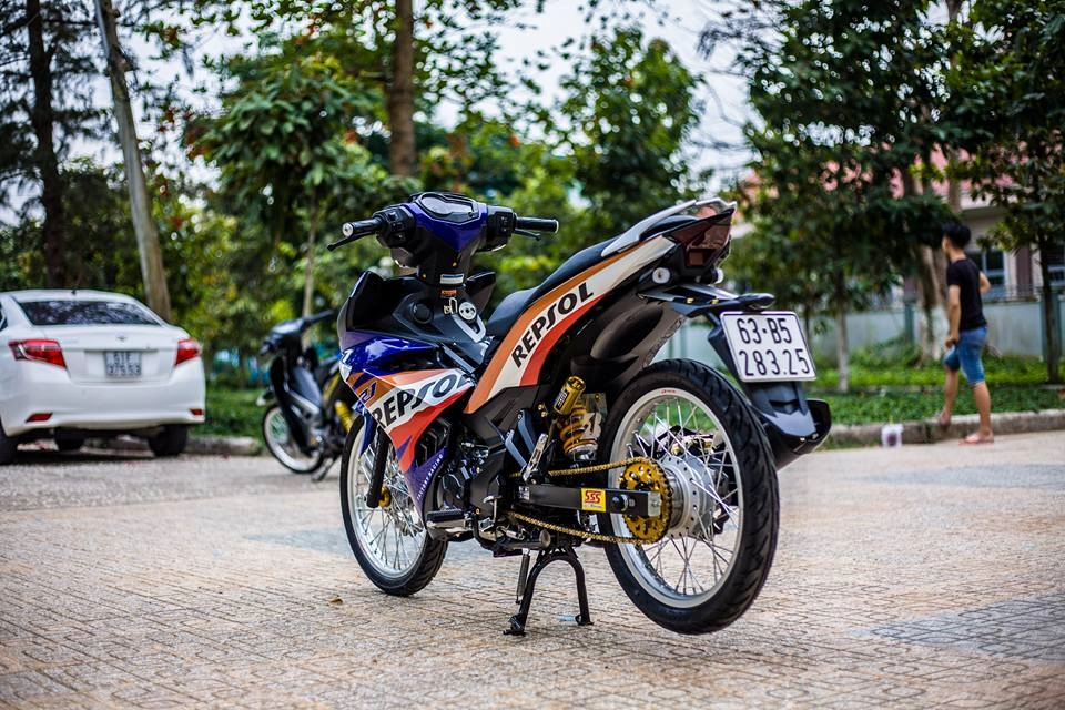 Exciter 150 độ phong thái repsol mới lạ mời anh em xem qua