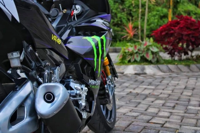 Exciter 150 lột xác với phong cách monster energy cùng dàn chân cbr600 hầm hố