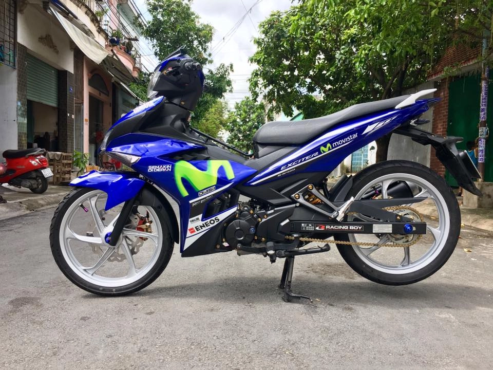 Exciter 150 movistar độ nhẹ của biker quảng ngãi