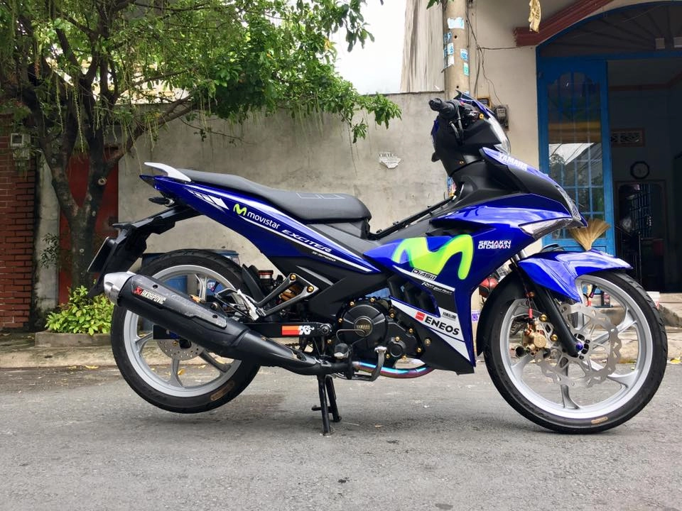 Exciter 150 movistar độ nhẹ của biker quảng ngãi