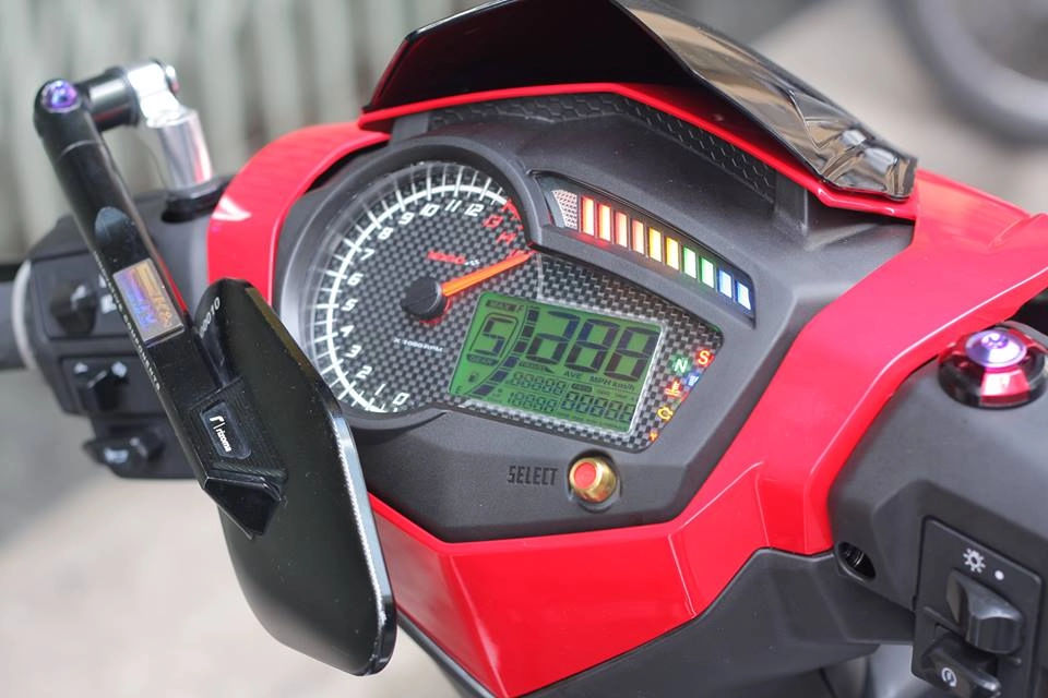 Exciter 150cc nhiều đồ chơi siêu cứng phá cách của biker sài gòn