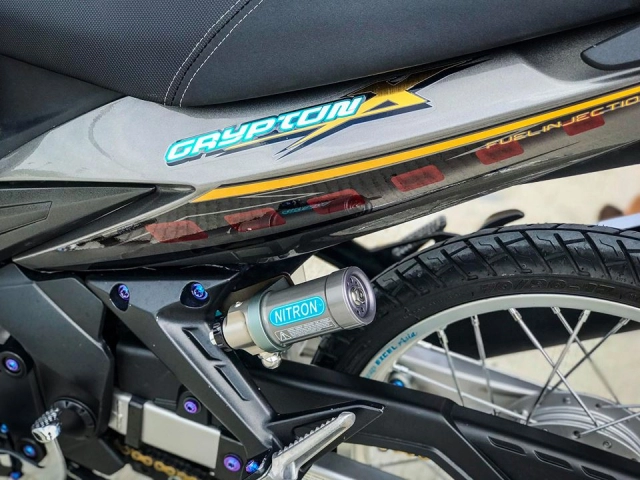 Exciter độ siêu ngầu với phong cách crypton x135 cùng dàn chân trên 30 triệu đồng