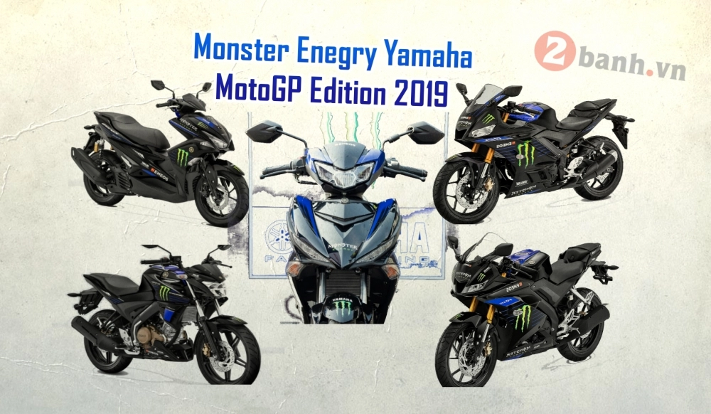 Giá bán 5 mẫu xe phiên bản monster enegry yamaha motogp edition ra mắt tại indo