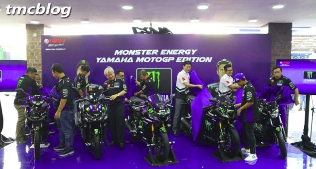 Giá bán 5 mẫu xe phiên bản monster enegry yamaha motogp edition ra mắt tại indo