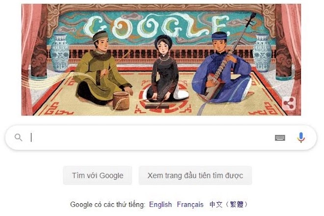 Google tôn vinh loại hình âm nhạc việt nam hình thành cách đây 6 thế kỷ