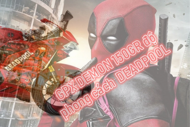 Gpx 150 gr đô lây lôi vơi phong cach deadpool cua biker nươc ban