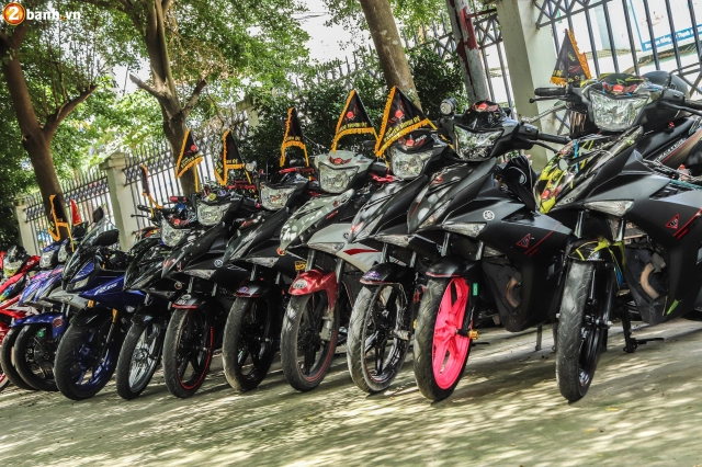 Hàng trăm biker đổ về mừng club exciter acebb tròn i tuổi