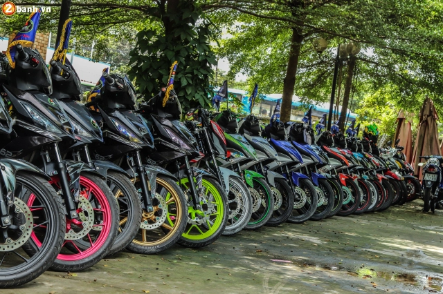 Hàng trăm biker đổ về mừng club exciter acebb tròn i tuổi