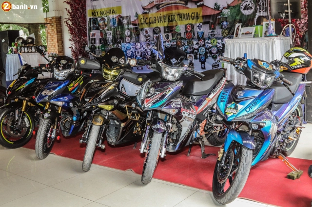 Hàng trăm biker đổ về mừng club exciter acebb tròn i tuổi