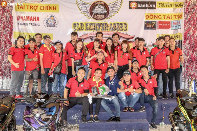 Hàng trăm biker đổ về mừng club exciter acebb tròn i tuổi