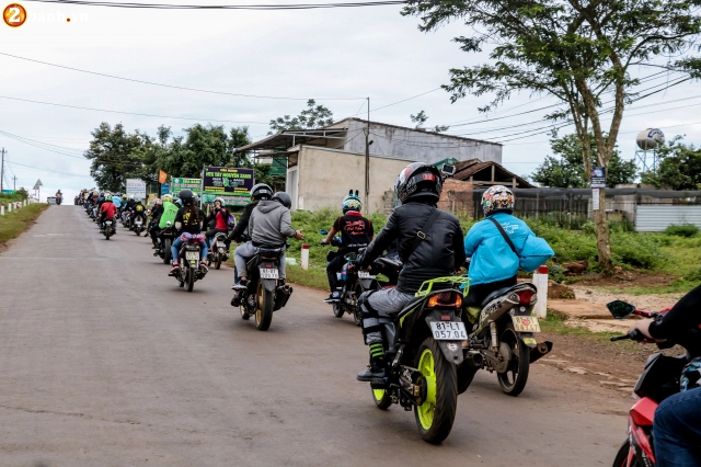 Hàng trăm biker đổ về mừng club exciter krông năng tròn ii tuổi