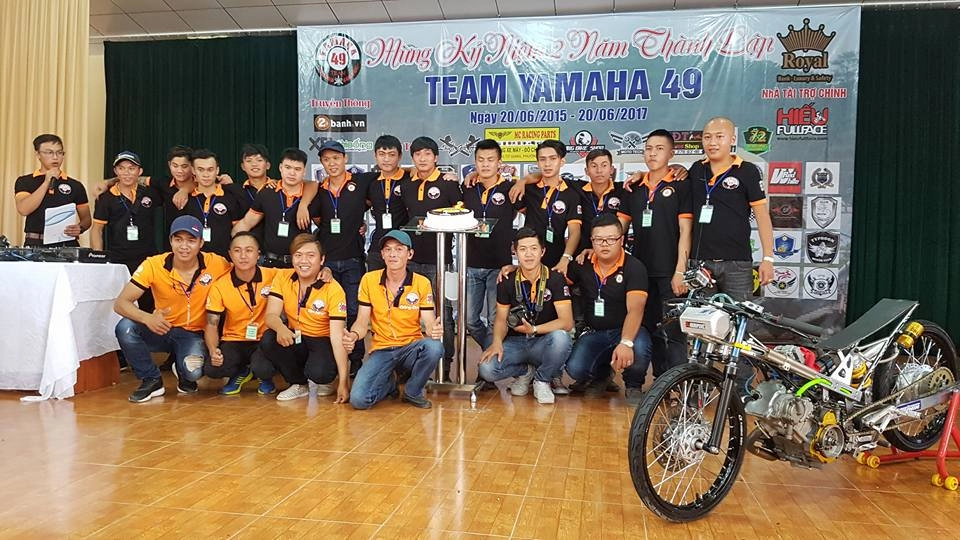 Hàng trăm biker đồng quy tụ mừng sinh nhật lần ii team yamaha 49