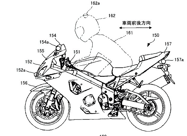 Hé lộ thông tin suzuki đang phát triển hệ thống radar trên xe mô tô