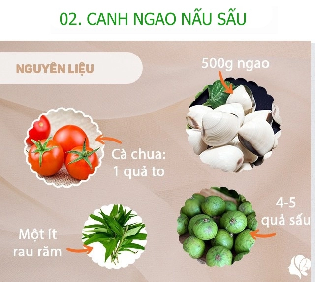 Hôm nay ăn gì bữa cơm chiều giản dị mà ngon có nhiều món thanh mát cho ngày nắng