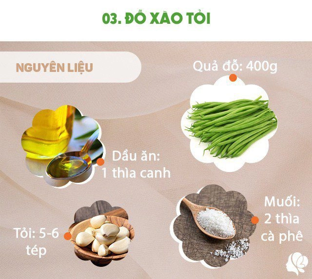 Hôm nay ăn gì chưa đến 100 nghìn đồng được bữa 4 món vừa ngon lại đủ chất