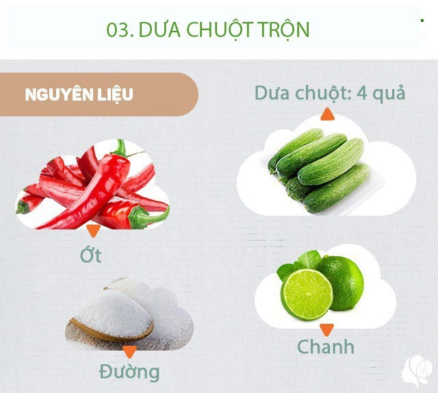 Hôm nay ăn gì cơm chiều toàn món ngon ai chán ăn nhìn thấy cũng phải thèm