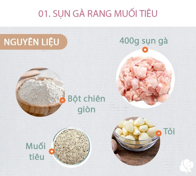 Hôm nay ăn gì hơn 100 nghìn được bữa chiều ngon có món giòn sần sật ăn vui miệng