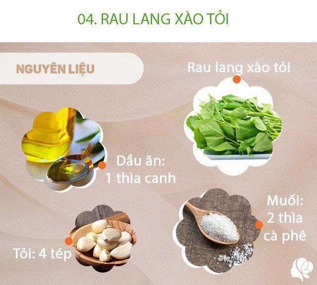 Hôm nay nấu gì bữa chiều toàn món dễ nấu lại thêm đĩa rau xào là báu vật siêu bổ dưỡng mà giá rẻ