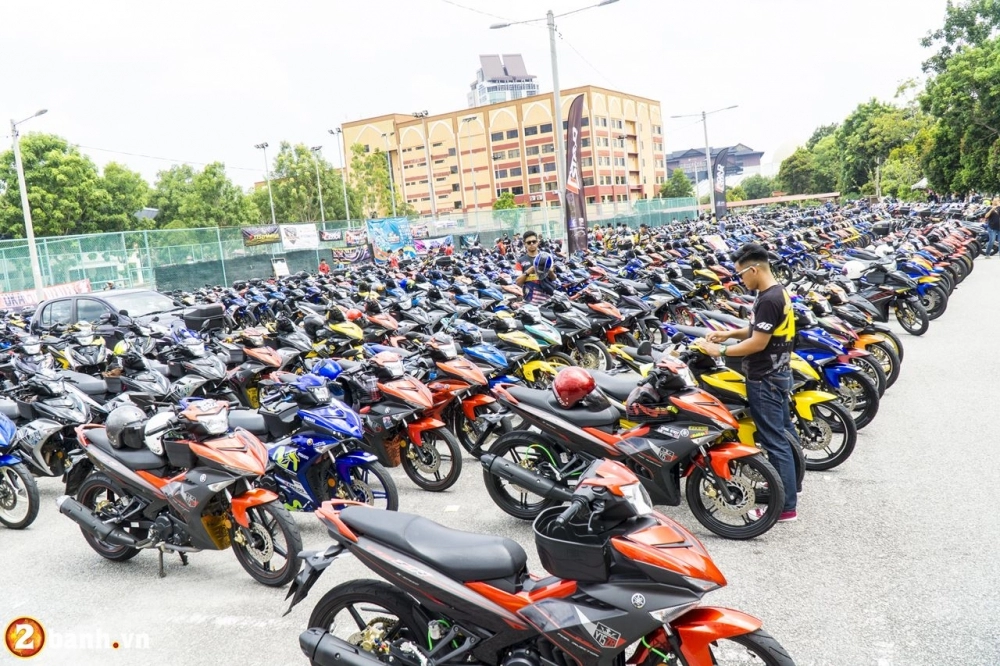 Hơn 5000 biker tham gia ngày hội mega gathering y15zr malaysia tại mitc melaka