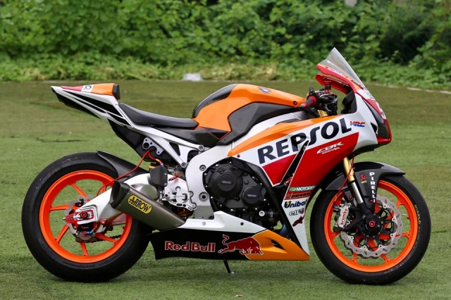 Honda cbr1000rr repsol độ ấn tượng với dàn chân vô đối