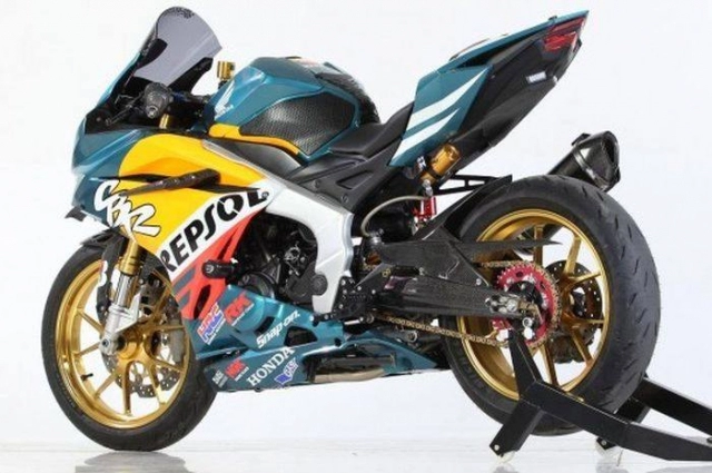 Honda cbr250rr bản tùy chỉnh đặc biệt theo phong cách repsol