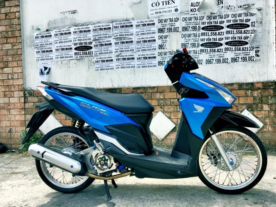 Honda click 125 độ bánh căm tay ga phong trào đang vô cùng hot