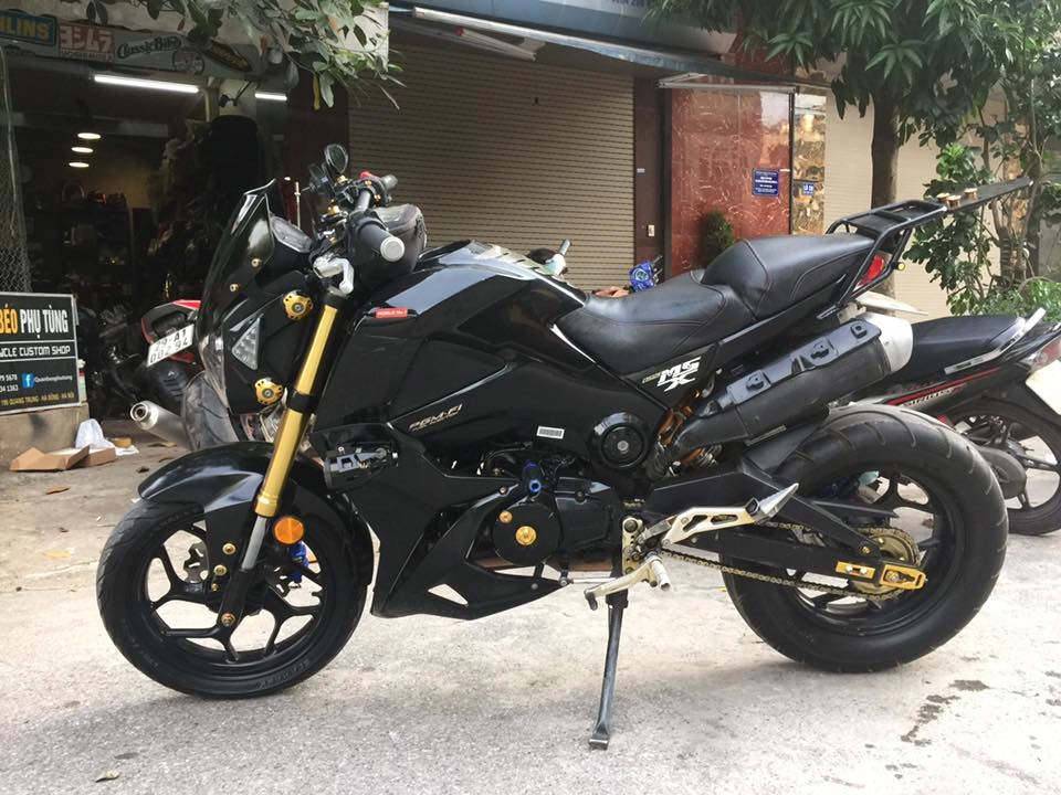 Honda msx 125 độ tới nóc với 2 pô đầy hầm hố